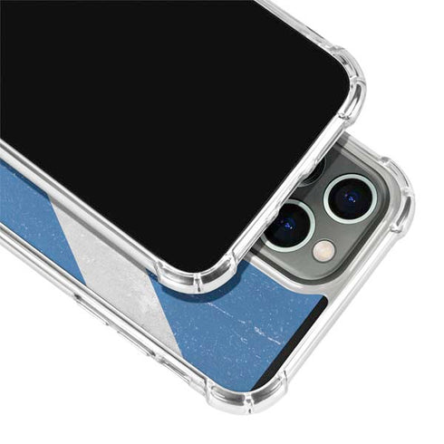 Scotland Flag Distressed iPhone 13 Pro Max Clear Case
